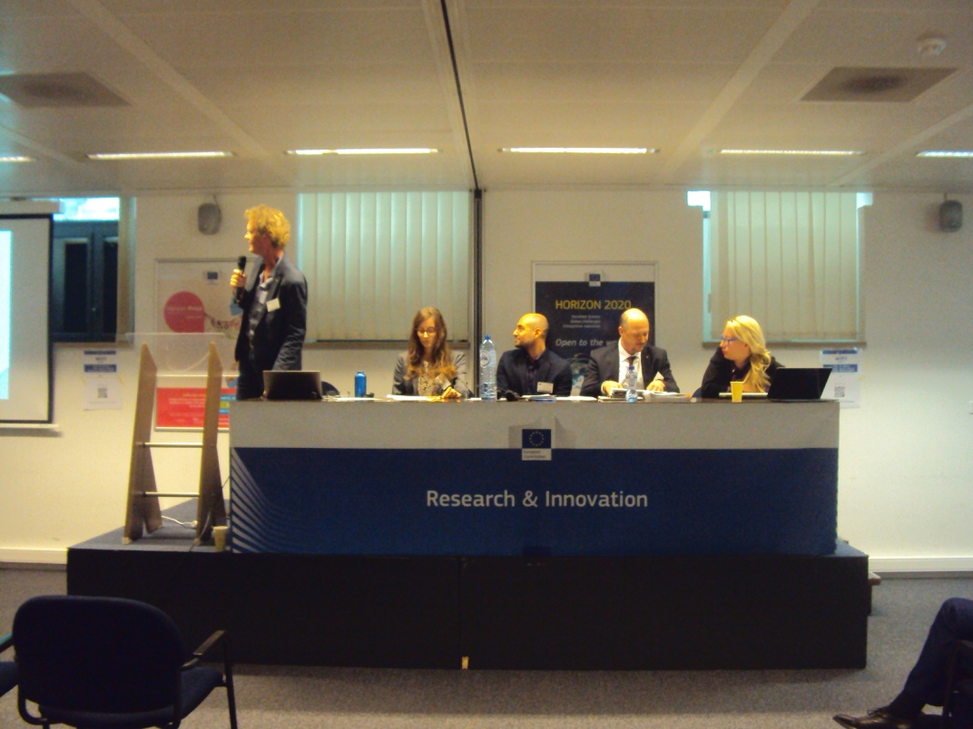 Figure 2.  The session chairs and panelists of plenary session III on the Modeling of behavioural aspects